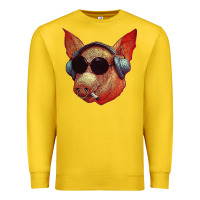 Lemon Blodwyn pig Premium Sweatshirt - DesignPulse