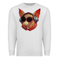 Oatmeal Heather Blodwyn pig Premium Sweatshirt - DesignPulse