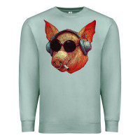 Seafoam Blodwyn pig Premium Sweatshirt - DesignPulse