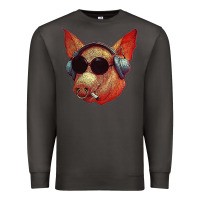 Smoke Blodwyn pig Premium Sweatshirt - DesignPulse