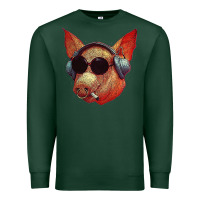 Sports Green Blodwyn pig Premium Sweatshirt - DesignPulse