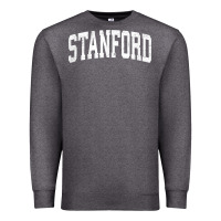 Charcoal Heather stanford california ca vintage athletic sports design t shirt Premium Sweatshirt - DesignPulse