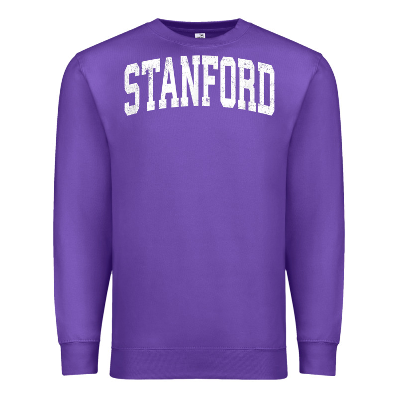 Stanford California Ca Vintage Athletic Sports Design T Shirt Premium Sweatshirt by DesignPulse | Teevron