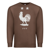 Chestnut FFF Two Stars Premium Sweatshirt - DesignPulse