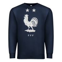 Navy FFF Two Stars Premium Sweatshirt - DesignPulse