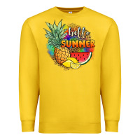 Lemon hello summer pineapple Premium Sweatshirt - JahusDesignShop