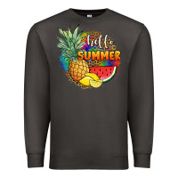 Smoke hello summer pineapple Premium Sweatshirt - JahusDesignShop