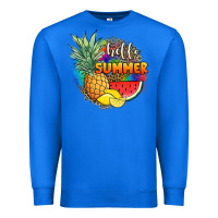 True Royal hello summer pineapple Premium Sweatshirt - JahusDesignShop