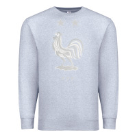 Heather Grey FFF Two Stars Premium Sweatshirt - DesignPulse