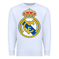 White real,madrid Premium Sweatshirt - DesignPulse