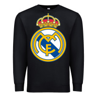 Black real,madrid Premium Sweatshirt - DesignPulse
