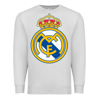Dove Grey real,madrid Premium Sweatshirt - DesignPulse