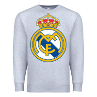 Heather Grey real,madrid Premium Sweatshirt - DesignPulse