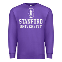 Purple stanford university logo Premium Sweatshirt - DesignPulse