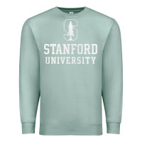 Seafoam stanford university logo Premium Sweatshirt - DesignPulse