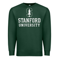 Sports Green stanford university logo Premium Sweatshirt - DesignPulse