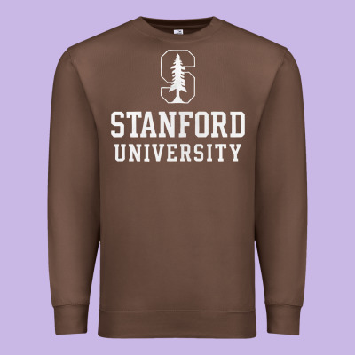 Stanford University Logo Premium Sweatshirt Designed By Designpulse
