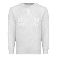 Oatmeal Heather stanford university logo Premium Sweatshirt - DesignPulse