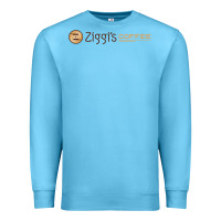 Ocean Blue ziggi's coffee Premium Sweatshirt - DesignPulse