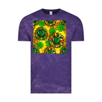 Cloud Purple St. Patrick's sunflower seamless pattern Vintage Tee - BundleAndBundleShop