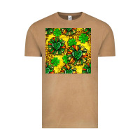 St. Patrick's Sunflower Seamless Pattern Vintage Tee | Teevron