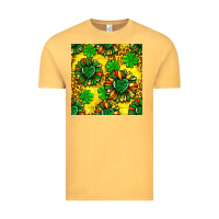Vintage Mustard St. Patrick's sunflower seamless pattern Vintage Tee - BundleAndBundleShop