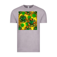 Vintage Zinc St. Patrick's sunflower seamless pattern Vintage Tee - BundleAndBundleShop