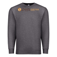 Charcoal Heather ziggi's coffee Premium Sweatshirt - DesignPulse