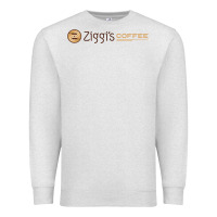 Oatmeal Heather ziggi's coffee Premium Sweatshirt - DesignPulse