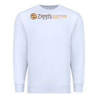 White ziggi's coffee Premium Sweatshirt - DesignPulse
