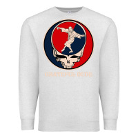 Oatmeal Heather grateful dude Premium Sweatshirt - DesignPulse