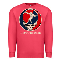 Cardinal grateful dude Premium Sweatshirt - DesignPulse
