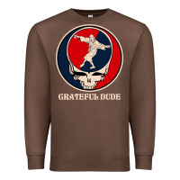 Chestnut grateful dude Premium Sweatshirt - DesignPulse