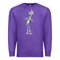 Purple vintage wizard of oz tinman Premium Sweatshirt - DesignPulse