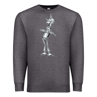 Charcoal Heather vintage wizard of oz tinman Premium Sweatshirt - DesignPulse