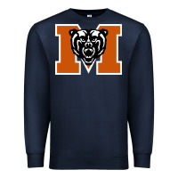 Navy mercer bears Premium Sweatshirt - DesignPulse