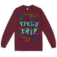 Burgundy Crew Field Trip Long Sleeve Tee - CowhideDigitalArt