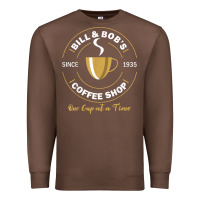 Chestnut bill and bob coffee shop aa recovery gift t shirt Premium Sweatshirt - PixelWave