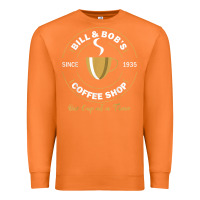 Carrot bill and bob coffee shop aa recovery gift t shirt Premium Sweatshirt - PixelWave