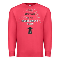 Cardinal the rapture is my retirement plan bible heaven jesus Premium Sweatshirt - PixelWave