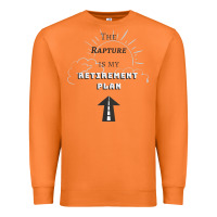 Carrot the rapture is my retirement plan bible heaven jesus Premium Sweatshirt - PixelWave