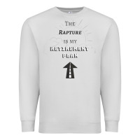 Dove Grey the rapture is my retirement plan bible heaven jesus Premium Sweatshirt - PixelWave