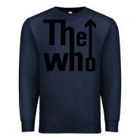 Navy the,who,the,who,collection Premium Sweatshirt - PixelWave