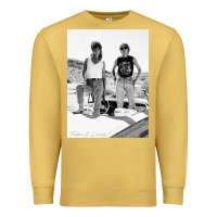 Antique Gold Thelma And Louise Premium Sweatshirt - PixelWave