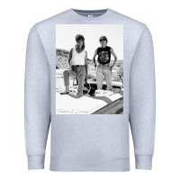 Heather Grey Thelma And Louise Premium Sweatshirt - PixelWave