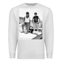 Oatmeal Heather Thelma And Louise Premium Sweatshirt - PixelWave