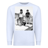 White Thelma And Louise Premium Sweatshirt - PixelWave