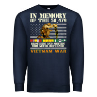 Navy Vietnam War Veterans US Memorial Day In The Memory Of 58479 38 Premium Sweatshirt - PixelWave