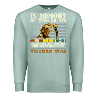 Seafoam Vietnam War Veterans US Memorial Day In The Memory Of 58479 38 Premium Sweatshirt - PixelWave