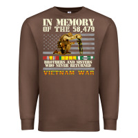 Chestnut Vietnam War Veterans US Memorial Day In The Memory Of 58479 38 Premium Sweatshirt - PixelWave